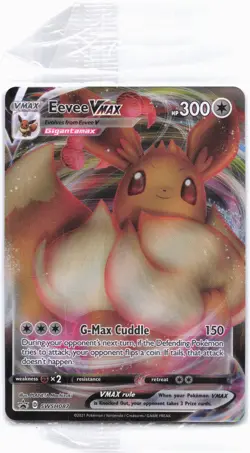 SWSH: Sword & Shield Promo Cards #SWSH087 Eevee VMAX SEALED - Image 1