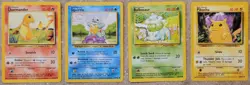 Pokemon Base Set Starters + Pikachu - Exact Cards! - Image 1