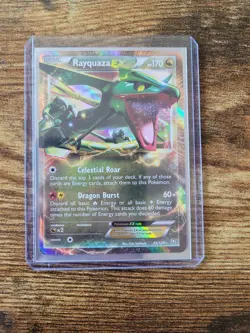 Rayquaza EX 85/124 Dragons Exalted Holo, Pokemon Card, Near Mint, Never Played - Image 1