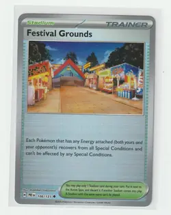 Pokemon TCG -Festival Grounds (Poke Ball Pattern) 108/131 - Prismatic Evolutions - Image 1