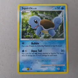 Squirtle 112/132 Common Diamond Pearl Nintendo Collectible Pokemon Card - Image 1