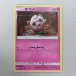 Jigglypuff Detective Pikachu Set 14/18 Holo Common Pokemon Card TCG - Image 1
