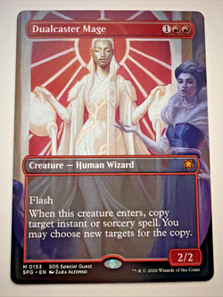 MTG Dualcaster Mage Borderless 0153 Special Guests NM Magic Card - Image 1