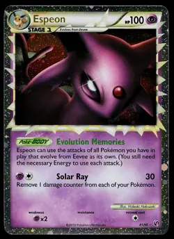 Pokemon Card - Espeon HGSS Undaunted 81/90 Prime Rare - Image 1