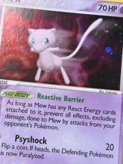 Pokemon Card - Mew POP Series 4 Holo 4/17 Rare - Image 3