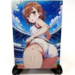 A Certain Magical Index Mikoto Misaka Sexy Anime Waifu Goddess Story Art Card - Image 2
