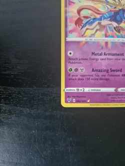 Zacian 082/185 Vivid Voltage Amazing Rare Pokemon Card - Image 5
