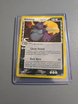 Pokemon TCG Nidoking EX Dragon Frontiers Holo Rare Card 6/101 Delta Species - Image 3