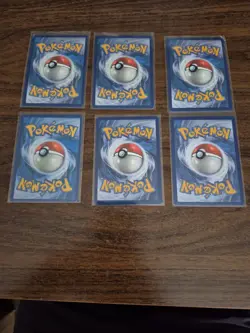 6 Pokemon Card Lot - Image 2