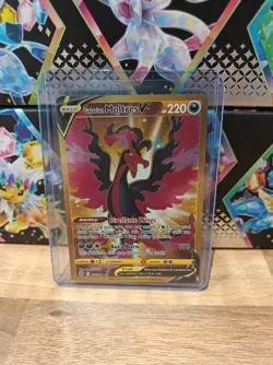 Galarian Moltres V 183/172 Gold Full Art Secret Rare Pokemon Card - Near Mint - Image 1