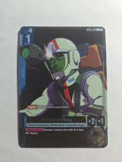 Gundam Card Game - Amuro Ray ST01-010 C+ (Near Mint) - Image 1
