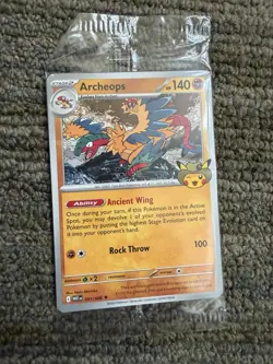 Pokemon TCG - Archeops Field Museum Chicago Fossil Exhibit Promo Card - Image 1