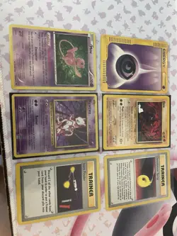 DMG Pokemon 6 Card Lot All DAMAGED Condition Mew Mewtwo See Description. - Image 2