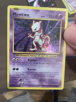 DMG Pokemon 6 Card Lot All DAMAGED Condition Mew Mewtwo See Description. - Image 4