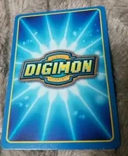 Digimon CCG MetalGreymon BO-80 Gold Lettering Vtg 1999 TCG Card - Image 3