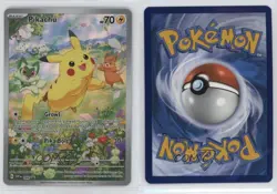 Pikachu (Paldea Adventure Chest) Holo Pokemon Scarlet & Violet Black Star Promo - Image 3