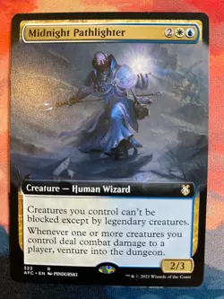 MTG Adventures in the Forgotten Realms Midnight Pathlighter Extended Art - Image 1