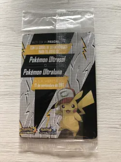 Pikachu de Ash Pokemon Card Movie Promo 2017 Sealed & New Spanish MINT - Image 2