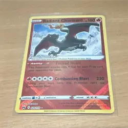Pokemon TCG Radiant Charizard 020/159 Crown Zenith Radiant Rare Holo 160HP EN - Image 1