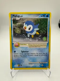 Pokemon - Piplup - 72/100 - Countdown Calendar Snowflake Stamped - LP - Image 1