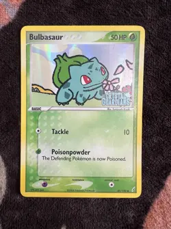 Bulbasaur 45/100 Crystal Guardians Reverse Holo Stamped - Pokemon TCG MP - Image 1