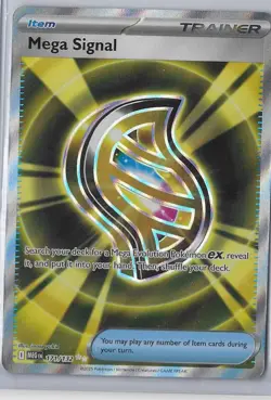Mega Signal 171/132 Ultra Rare Mega Evolution Pokemon Near Mint - Image 1