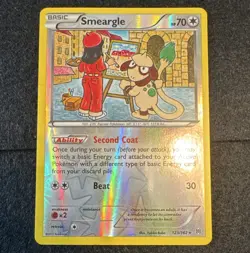 Pokemon Smeargle Holo Rare 123/162 XY Basic 70 HP English 2015 - Image 1