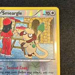 Pokemon Smeargle Holo Rare 123/162 XY Basic 70 HP English 2015 - Image 2