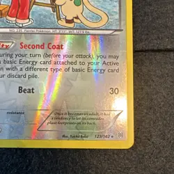 Pokemon Smeargle Holo Rare 123/162 XY Basic 70 HP English 2015 - Image 3