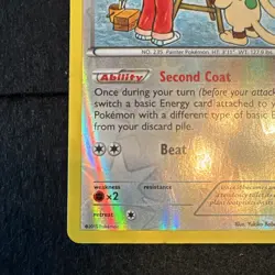 Pokemon Smeargle Holo Rare 123/162 XY Basic 70 HP English 2015 - Image 4