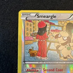 Pokemon Smeargle Holo Rare 123/162 XY Basic 70 HP English 2015 - Image 5