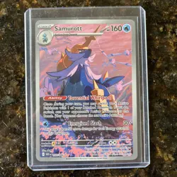 Samurott - 107/086 - Pokemon White Flare Illustration Rare NM - Image 1