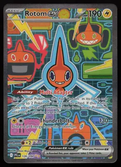 Rotom ex 126/094 Special Illustration Rare Phantasmal Flames Pokemon English NM - Image 1