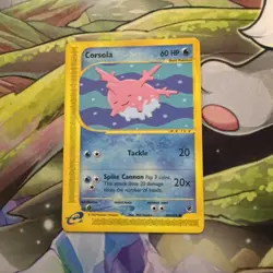 Corsola 102/165 Common Pokemon Expedition Base Set Regular LP - Image 1