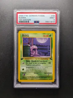 2000 Pokemon SLEIMA - 48/62 - 1. Edition - Fossil DE - PSA 9 - Image 1