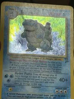 Pokemon Blastoise Base Set 2 Holo Rare 2/130 100 HP English - Image 1