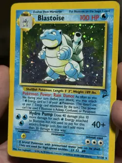 Pokemon Blastoise Base Set 2 Holo Rare 2/130 100 HP English - Image 5