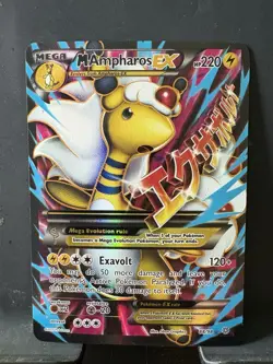 Pokemon TCG M Ampharos EX Full Art Holo Ultra Rare 88/98 220 HP EN - Image 1