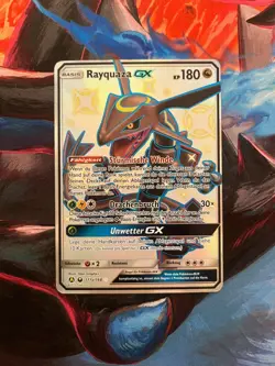2019 Pokemon Hidden Fates Shiny Rayquaza 177a/168 German Language - Image 1