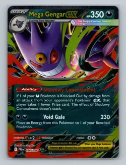 Pokemon ME02: Phantasmal Flames #056/094 Mega Gengar ex - Image 1
