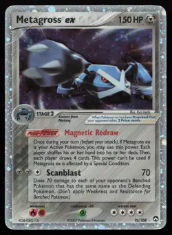 Metagross ex 95/108 Holo EX Rare Power Keepers Pokemon English HP/DMG - Image 1