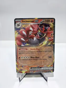 Incineroar ex 034/162 SV05 Temporal Forces NM Pokemon - Image 1