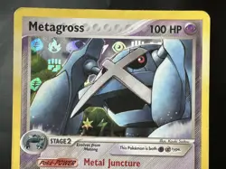 2004 Pokemon Hidden Legends 11/101 Metagross Reverse Holo (LP) - Image 2