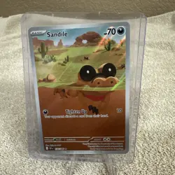 Pokemon TCG - Sandile - 135/086 - Illustration Rare - SV: Black Bolt - Image 1