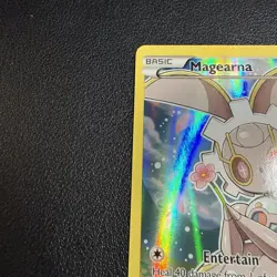 POKEMON MAGEARNA XY186 XY PROMO TCG LP ERROR MISCUT - Image 2