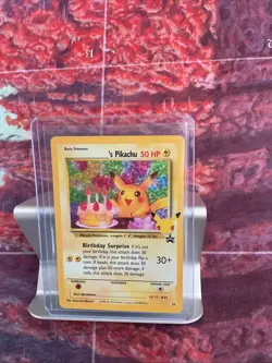 Pokemon Birthday Pikachu 24/53 Celebrations Classic Collection Holo NM - Image 1