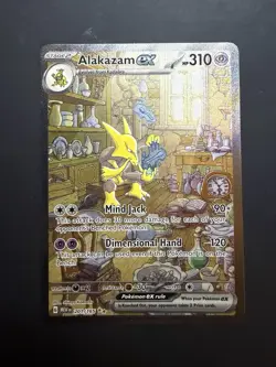 2023 Pokemon TCG Scarlet & Violet 151 Alakazam EX #201 Special Illustration Rare - Image 1