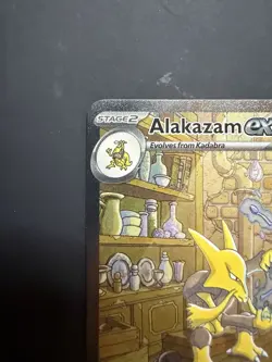 2023 Pokemon TCG Scarlet & Violet 151 Alakazam EX #201 Special Illustration Rare - Image 2