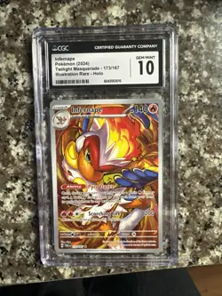 Infernape 173/167 CGC 10 Illustration Rare - Twilight Masquerade Pokemon TCG - Image 1