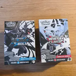 Pokemon TCG Black Bolt and White Flare Booster Bundle Set of 2 SEALED - Image 1